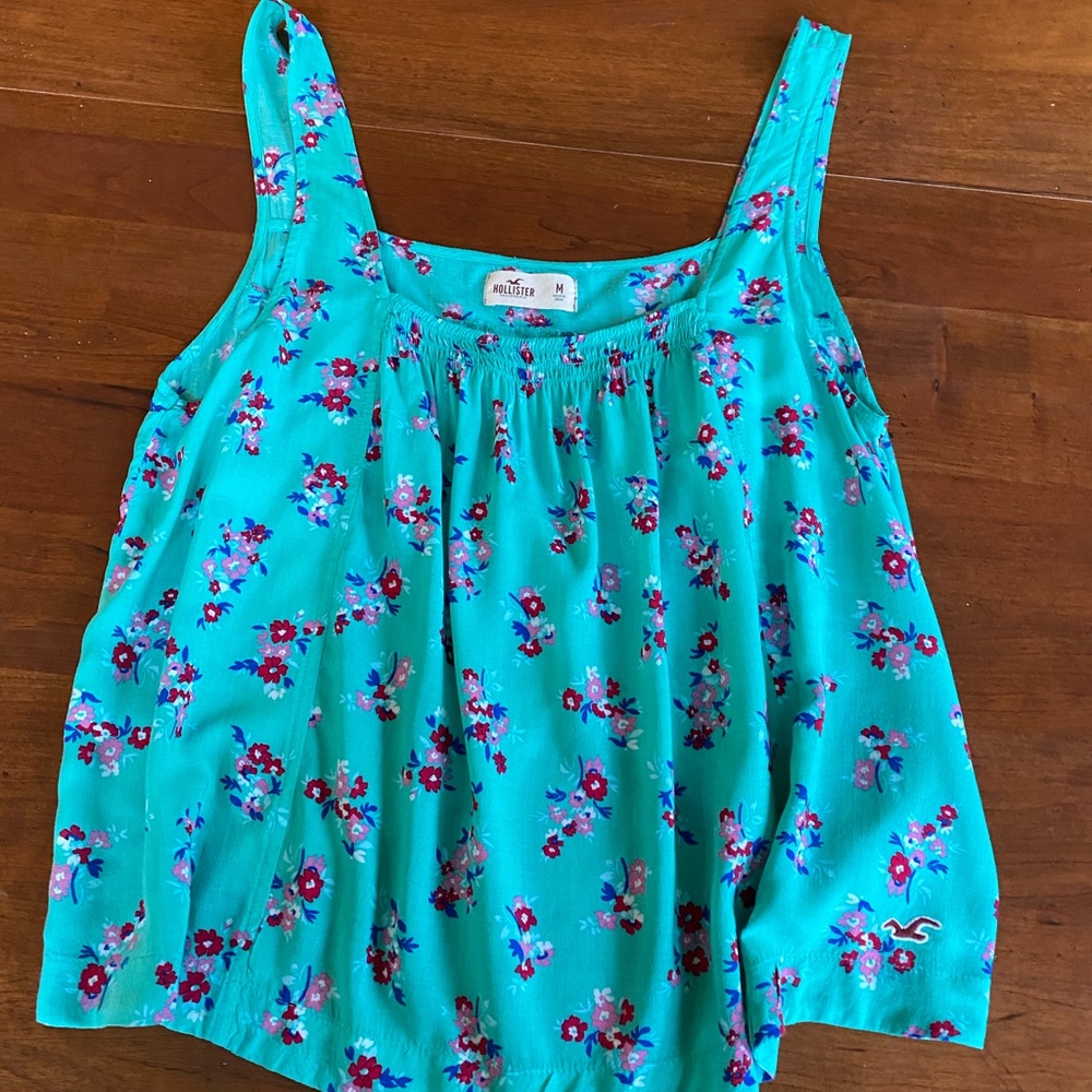 Hollister babydoll open-back top